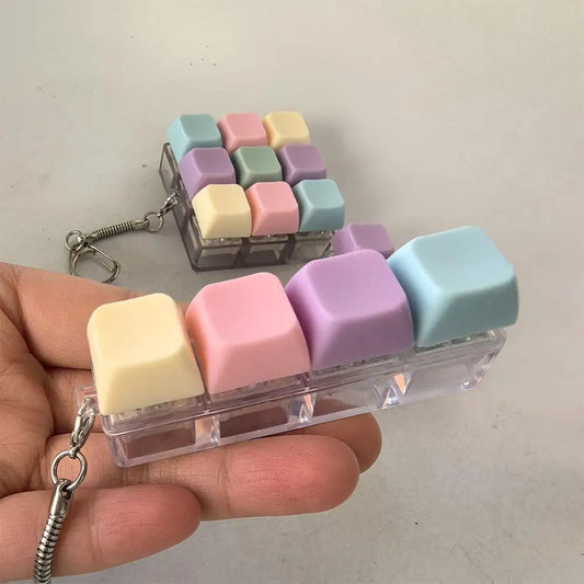 ADHD Keyboard clicker Keychain Colorful